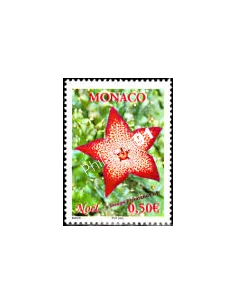 Timbre de Monaco n° 2368 - Thématique : Fleurs - Noël