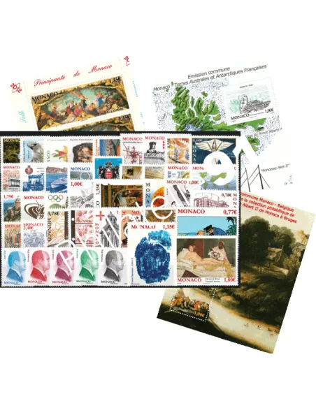Monaco - Timbres de l'Année 2012 neufs, timbres de Monaco