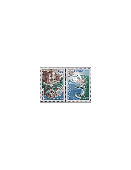 MONACO - n° 1139 à 1140 - EUROPA - 1977 - Monuments
