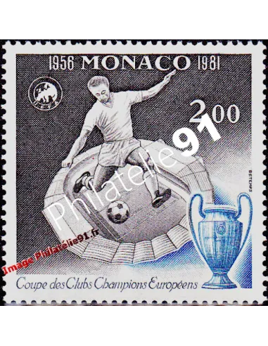 MONACO - n° 1275 - Footballeur coupe d'Europe Clubs champions