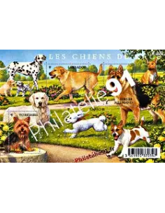 Timbres de France n° 4546 à 4548 + n° 4545 - F4545 - Chiens de race - Série "Nature" (XXV)