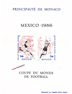 MONACO - BF n° 35** - Mexico 86 - Coupe du monde de football