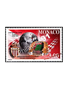 MONACO - n° 2126 - Hommage à l'A.S. Monaco, champion de France de football