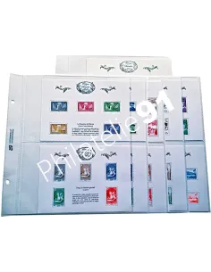 Feuilles DAVO France pour blocs trésors de la philatélie, matériel philatélique