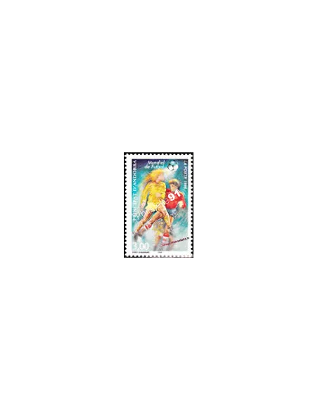 Timbre d'Andorre Français n° 503 - Thématique: Football