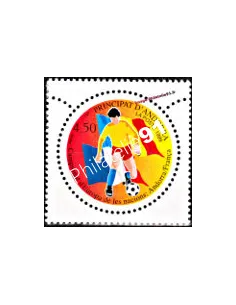 Timbre d'Andorre Français n° 517 - Thématique: Football