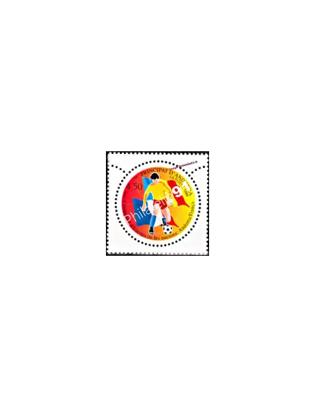 Timbre d'Andorre Français n° 517 - Thématique: Football
