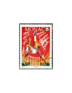 Timbre de Monaco n° 2294 - Thématique : football