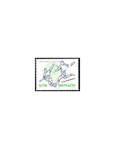 Timbre de Monaco n° 2350 - Thématique : Foot