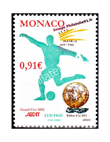 Timbre de Monaco n° 2372 - Thématique : Football