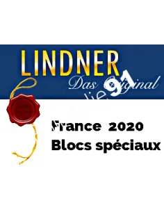 Lindner, FRANCE blocs spéciaux 2020, matériel philatélique