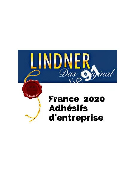 Lindner, FRANCE adhésifs 2020, matériel philatélique