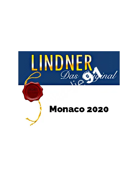 LINDNER - Feuilles pré-imprimées MONACO 2020, matériel philatélique