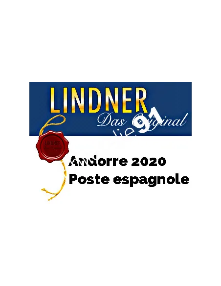 Andorre Espagnole 2020, LINDNER, matériel philatélique