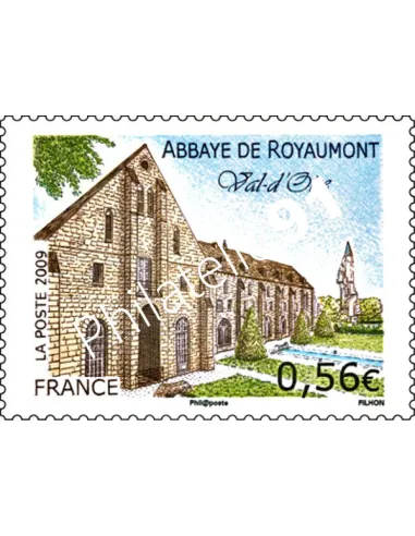 Timbre de France n° 4392 - Abbaye de Royaumont (Val-d'Oise)