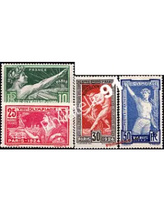 Timbres de France n° 183 à 186 - Jeux olympiques de Paris