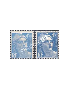 Variété sur timbre n° 718A, collection timbres France