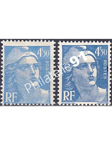 Variété sur timbre n° 718A, collection timbres France