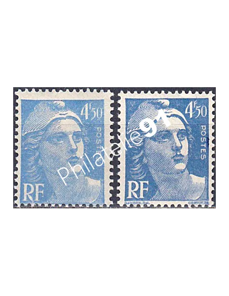 Variété sur timbre n° 718A, collection timbres France