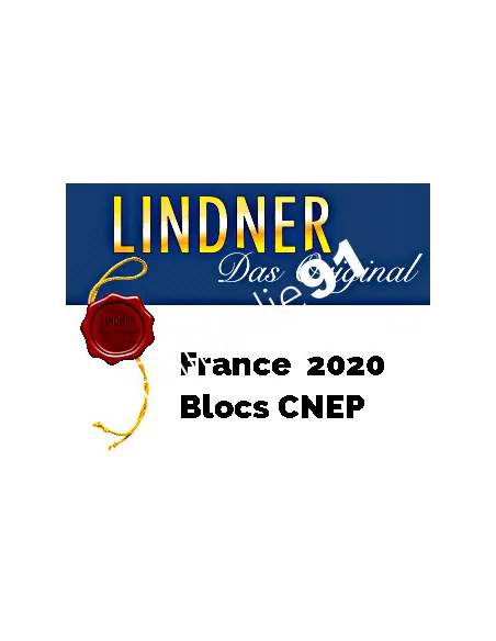 Lindner, FRANCE Blocs CNEP 2020, matériel philatélique
