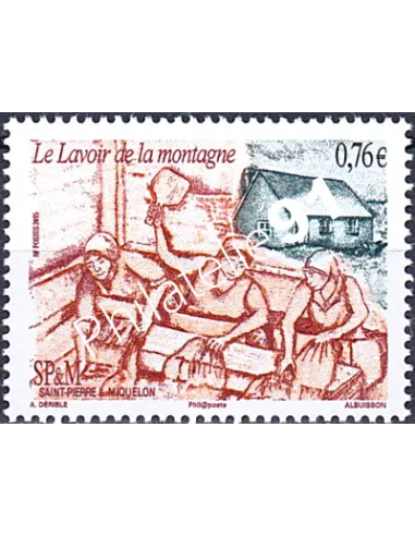 Timbre de Saint-Pierre et Miquelon n° 1139, collection Timbres Dom-Tom