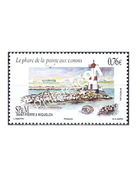 Timbre de Saint-Pierre et Miquelon n° 1140, collection Timbres Dom-Tom