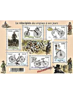 Timbres de France n° 4555 à 4560 (F4555) - Le vélocipède des origines à nos jours