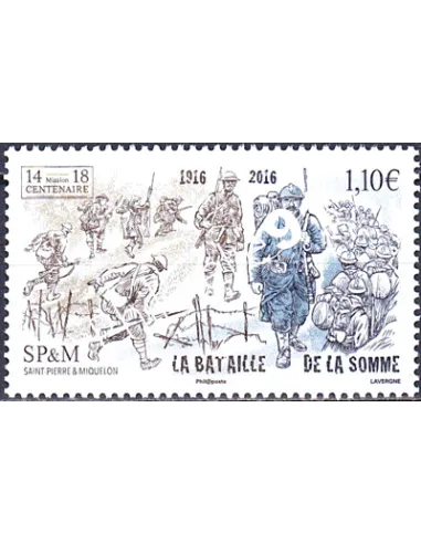 Timbre de Saint-Pierre et Miquelon n° 1172, collection Timbres Dom-Tom
