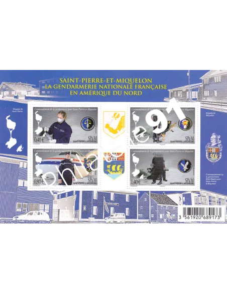 Saint-Pierre et Miquelon, Feuille n° 1159, collection Timbres Dom-Tom