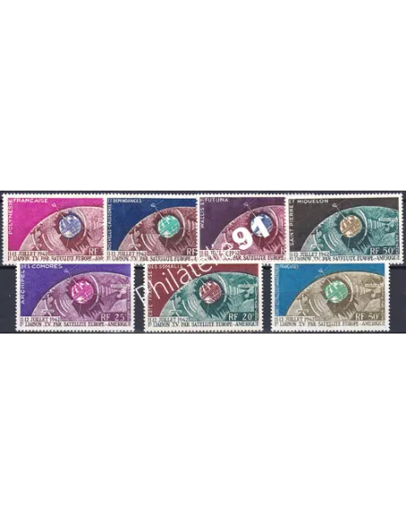 Lot de timbres Poste Aérienne, collection timbres Dom-Tom et Colonies