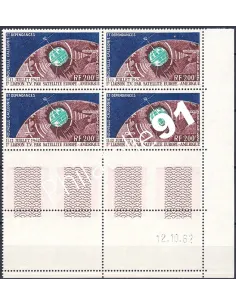 Nouvelle-Calédonie, Coin daté sur timbre PA n° 73, timbres Dom-Tom