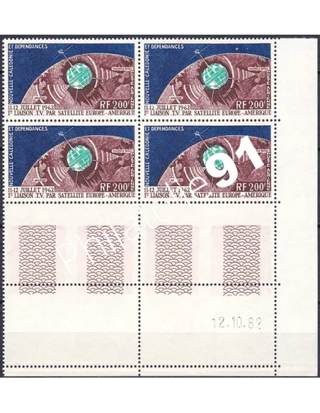 TAAF, Coin daté sur timbre PA n° 6, timbres Dom-Tom