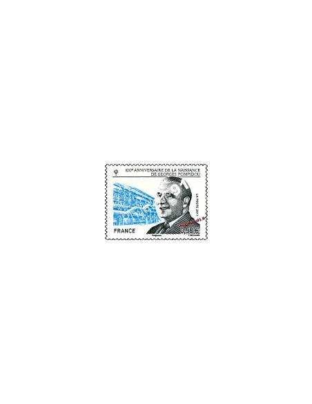 Timbre de France n° 4561 - Georges Pompidou