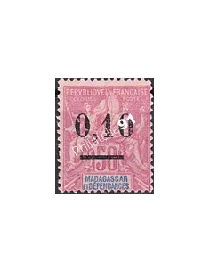 Madagascar, n° 53, collection timbres des Colonies françaises