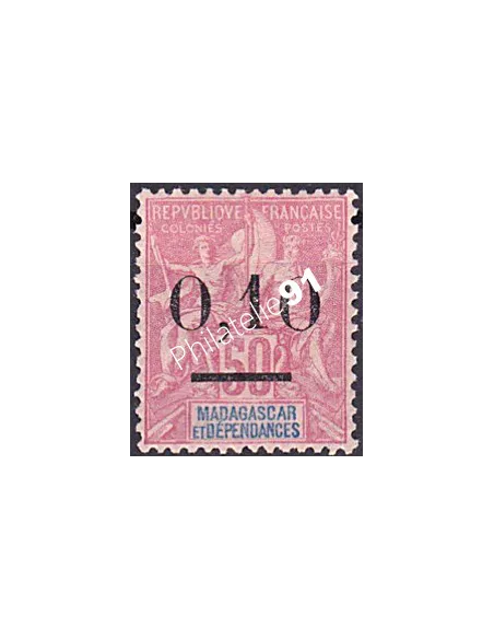 Madagascar, n° 53, collection timbres Colonies françaises