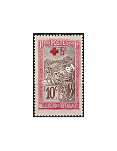 Madagascar, n° 121, timbres colonies Françaises