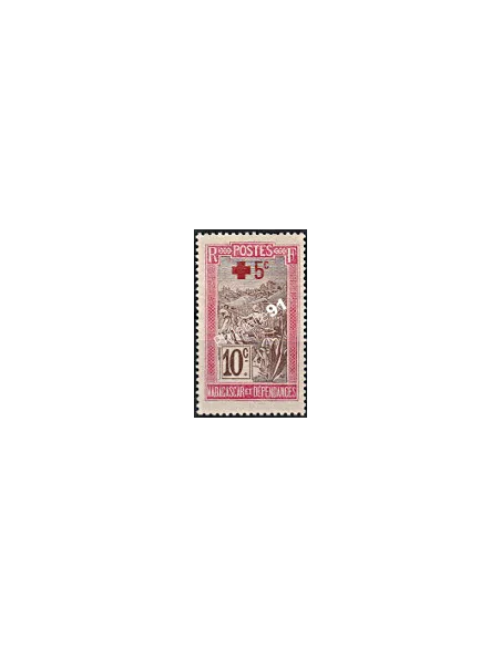 Madagascar, n° 121, timbres colonies Françaises