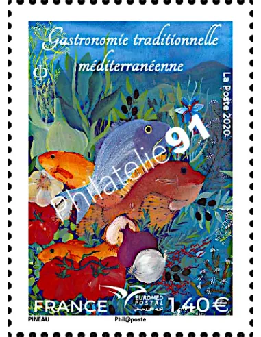n° 5411 ** - EUROMed Postal - Gastronomie traditionnelle méditerranéenne