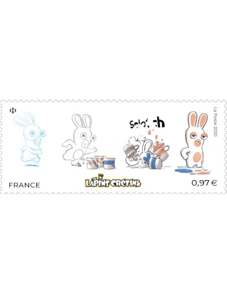 n° 5415 ** - The Lapins Crétins - Dessine-moi un lapin