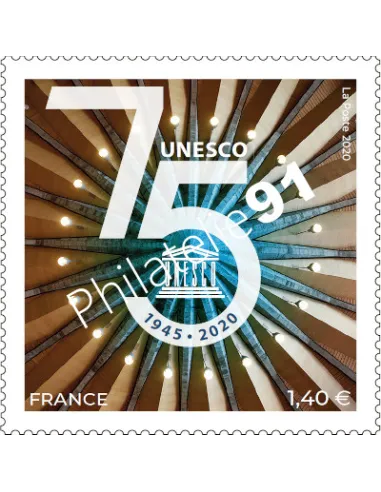 Timbre de Service n°  179  ** - 75e anniversaire de l’UNESCO (1945-2020)