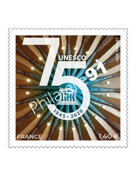 Timbre de Service n°  179  ** - 75e anniversaire de l’UNESCO (1945-2020)