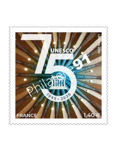 Timbre de Service n°  179  ** - 75e anniversaire de l’UNESCO (1945-2020)
