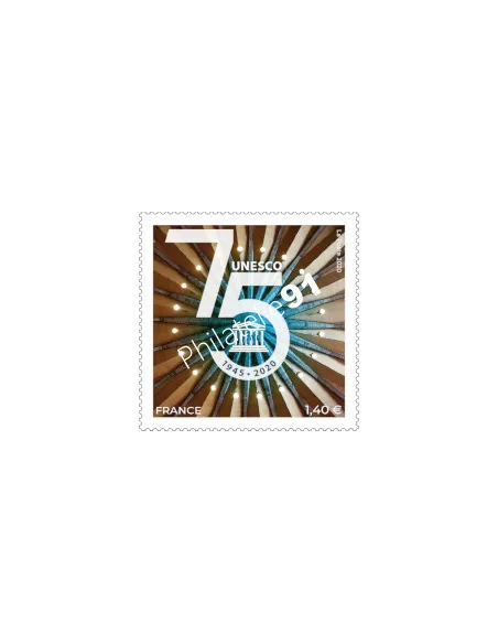 Timbre de Service n°  179  ** - 75e anniversaire de l’UNESCO (1945-2020)