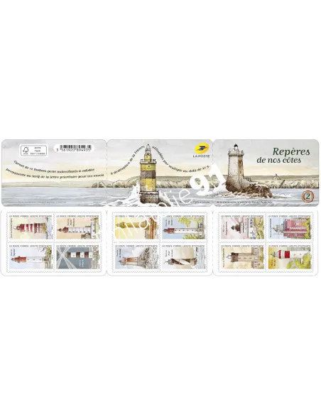 ADH. n°1897 à 1908 (BC1897) - Carnet Repères de nos côtes - Les Phares
