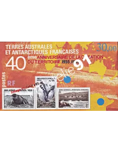 Timbres des TAAF,BF n°  2, Collection timbres Dom-Tom