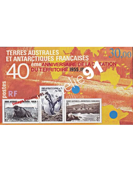 Timbres des TAAF,BF n°  2, Collection timbres Dom-Tom