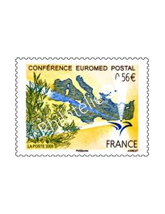 Timbre n° 4422 - Conférence Euromed Postal