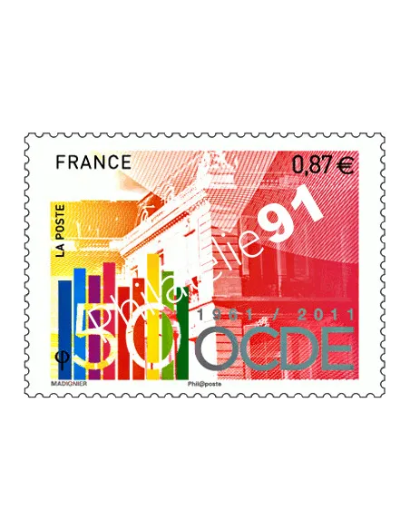 Timbre de France n° 4563 - OCDE