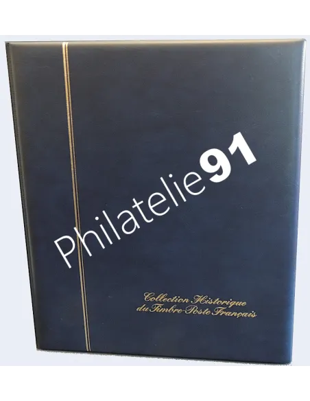 -                      YOKAMA - Reliure "Musée Postal" Bleue  + 20 FEUILLES - SAFE