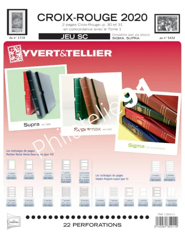 JEU SC FRANCE 2019/2020 - CROIX-ROUGE (avec pochettes)